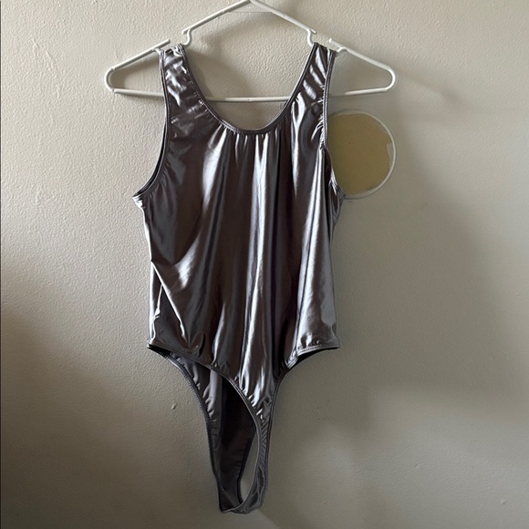 Metallic Silver One Piece - Picture 2 of 2